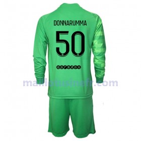 Maillot de Foot Paris Saint-Germain Gianluigi Donnarumma 50 Gardien Troisième 2021-22 Manches Longues - Enfant